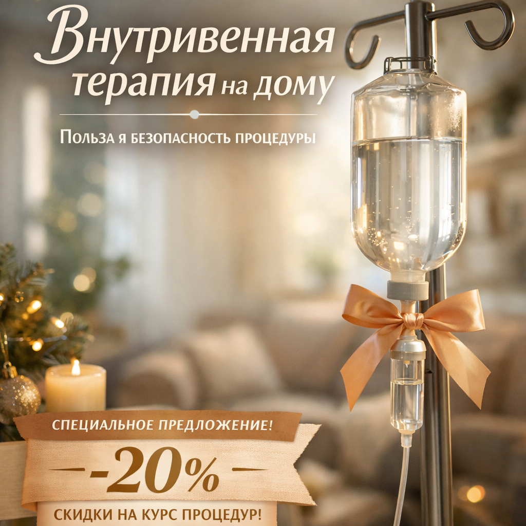 Капельница на дому: преимущества и безопасность процедуры