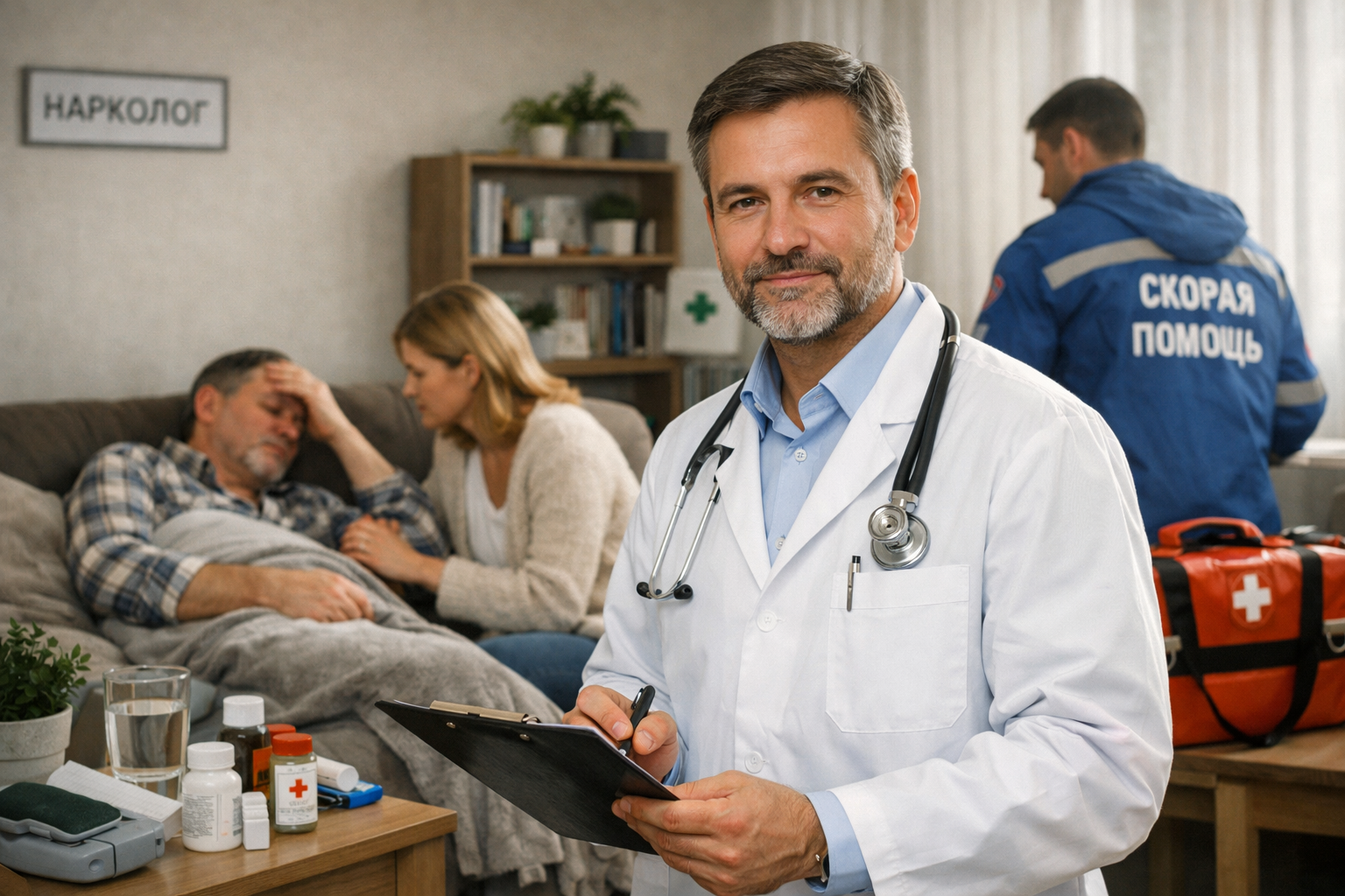 Противопоказания к выводу из запоя на дому: когда нужна скорая