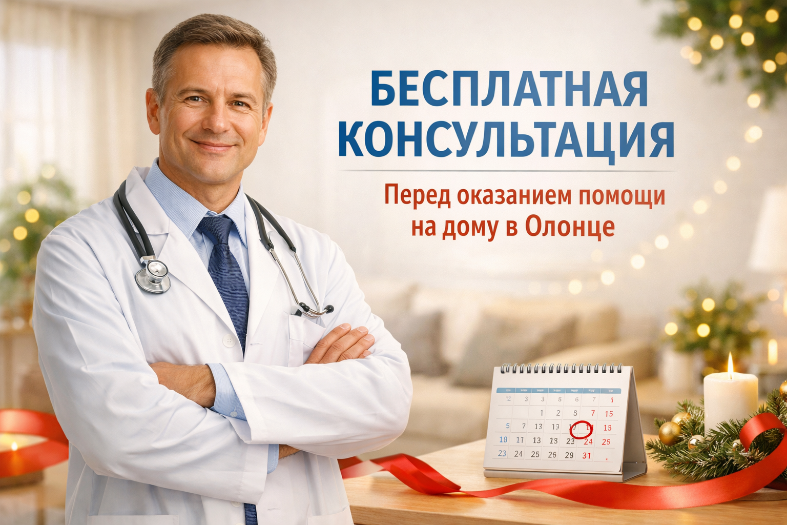 Бесплатная консультация перед оказанием помощи на дому в Олонце